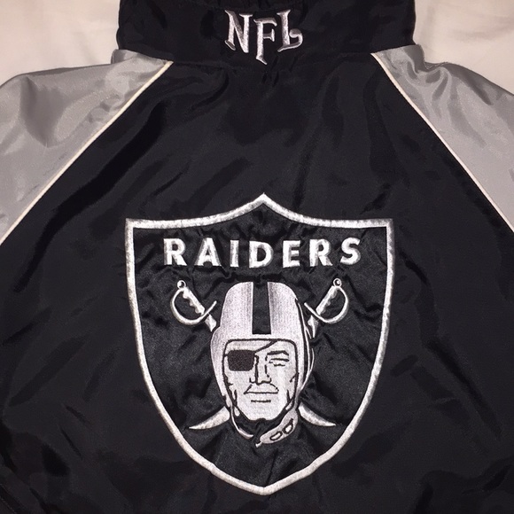 raiders reversible hoodie